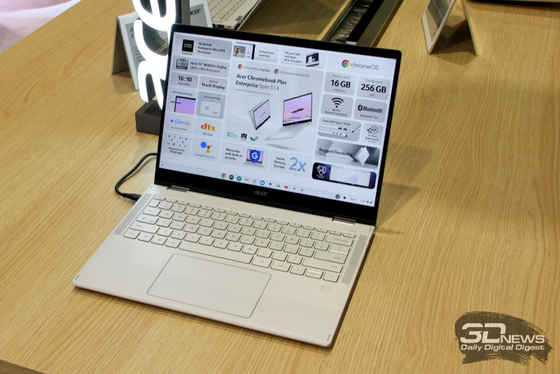 Репортаж со стенда Acer на выставке IFA 2025: геймерские компьютеры и мониторы, самый лёгкий 16" ноутбук и другие новинки