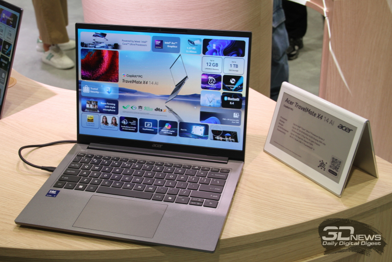 Репортаж со стенда Acer на выставке IFA 2025: геймерские компьютеры и мониторы, самый лёгкий 16" ноутбук и другие новинки