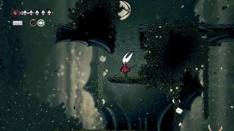 Цепкий захват в Hollow Knight Silksong: прыжки по стенам