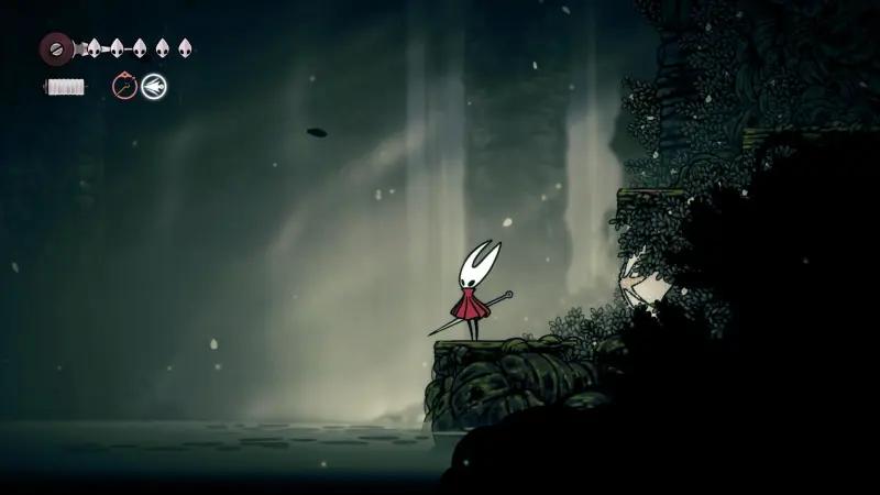 Цепкий захват в Hollow Knight Silksong: прыжки по стенам