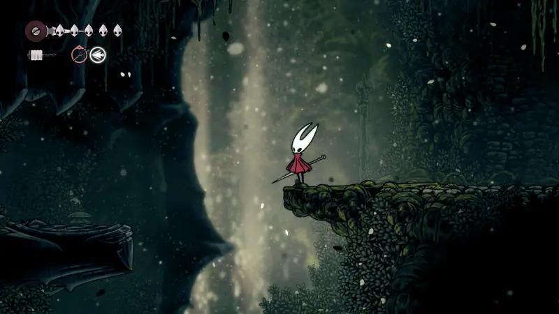 Цепкий захват в Hollow Knight Silksong: прыжки по стенам