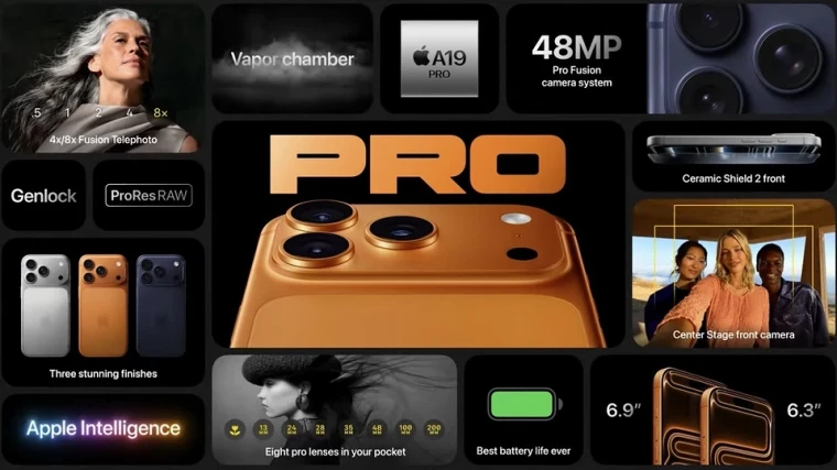 iPhone 17 Pro и iPhone 17 Pro Max - суперфлагманы Apple 2025 года представлены официально