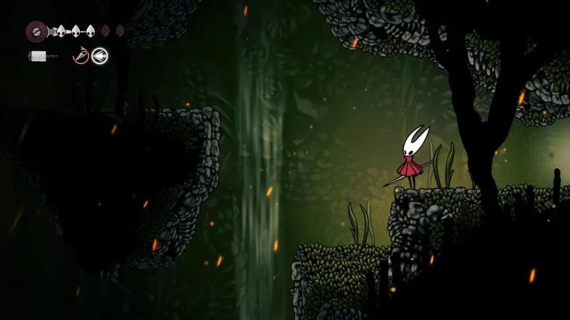 Плащ бродяги в Hollow Knight Silksong: умение для замедления падения