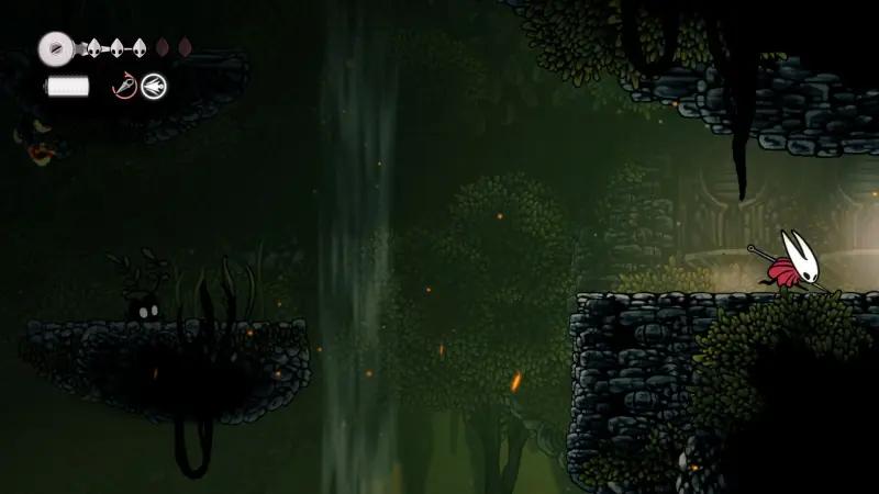 Плащ бродяги в Hollow Knight Silksong: умение для замедления падения