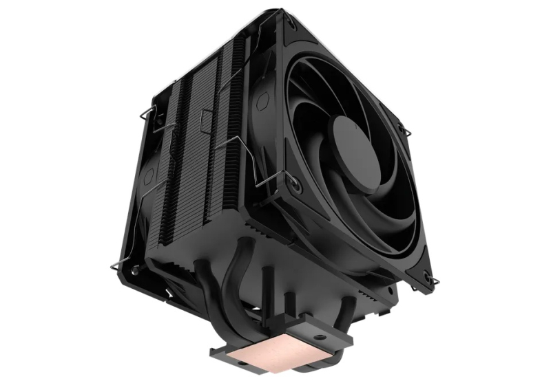 Cooler Master выпустила кулер V4 Alpha 3DHP Black с Ш-образными тепловыми трубками за $40