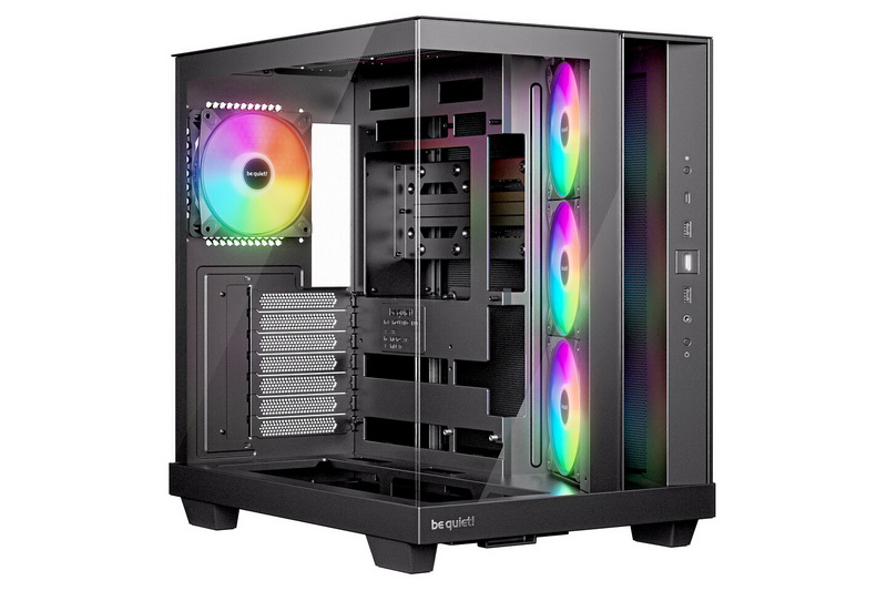 Be quiet! представила корпуса-аквариумы Light Base 500 LX и Light Base 500 c ARGB-подсветкой и без