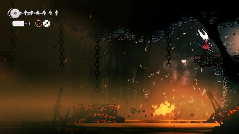 Цепкая нить в Hollow Knight Silksong: как цепляться за кольца