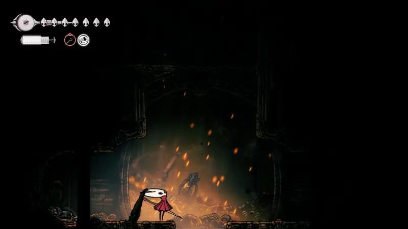 Цепкая нить в Hollow Knight Silksong: как цепляться за кольца