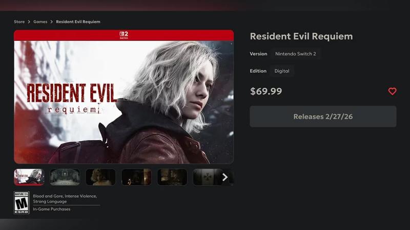 Раскрыта стоимость Resident Evil Requiem — русская локализация на месте