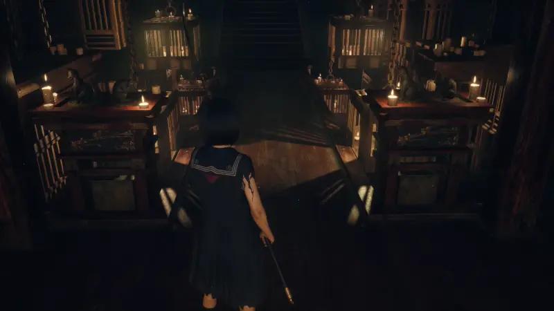 Загадки в Зале поклонения Silent Hill f: лабиринт и головоломка с клетками
