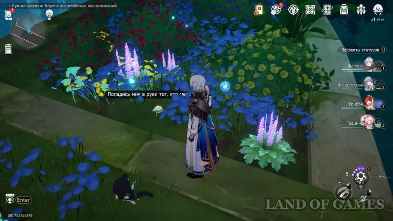 Нимфы созидания в Руинах времени Берега погребенных воспоминаний в Honkai Star Rail: где найти