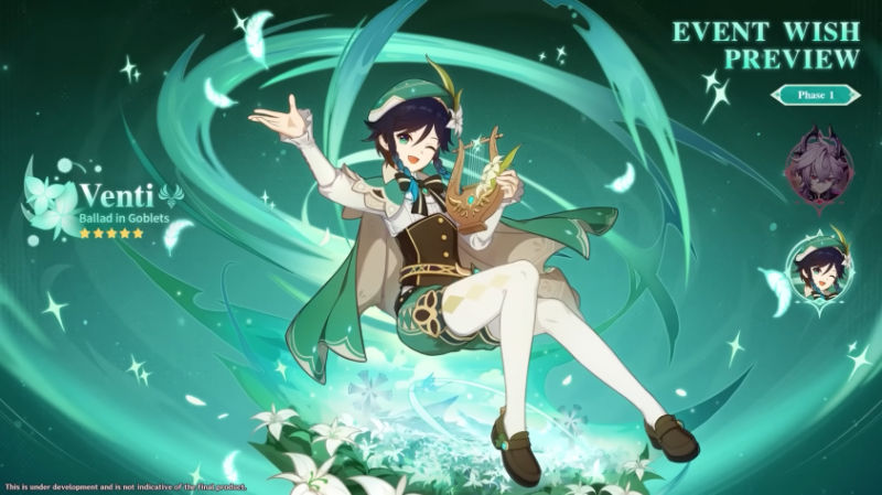 В следующем патче Genshin Impact усилят часть старых персонажей