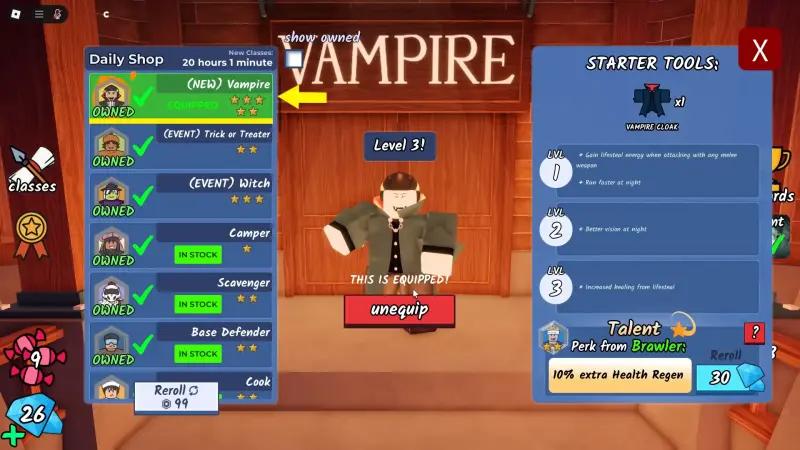 Вампирский плащ в 99 Ночей в лесу: как найти и использовать