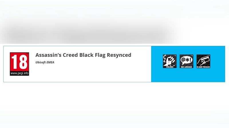 Ремейк Assassin's Creed 4 получил рейтинг 18+. Игру всё ещё не анонсировали